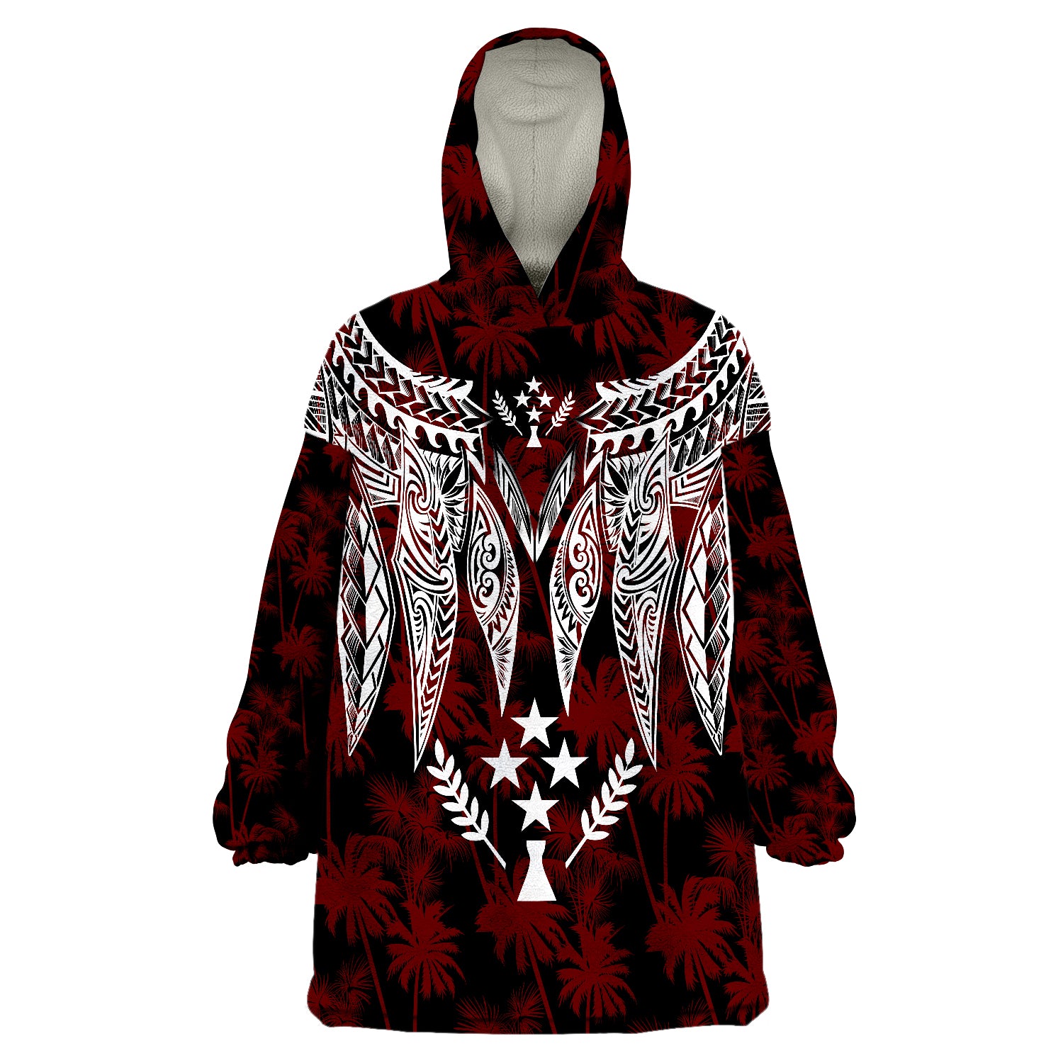 kosrae-polynesian-wings-red-wearable-blanket-hoodie