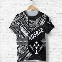 FSM Kosrae T Shirt Happy Independence Day Original Vibes Black LT8 - Wonder Print Shop