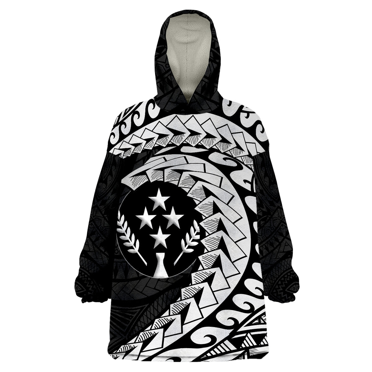 Kosrae Wings Style Wearable Blanket Hoodie - Wonder Print Shop