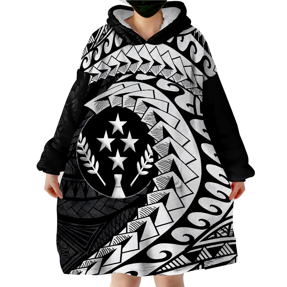 Kosrae Wings Style Wearable Blanket Hoodie - Wonder Print Shop