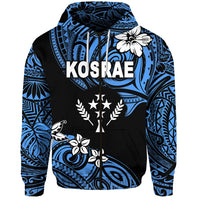 FSM Kosrae Zip Hoodie Unique Vibes Blue LT8 - Wonder Print Shop