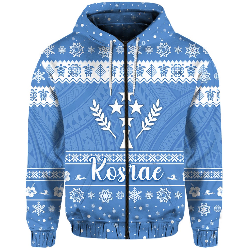 custom-personalised-fsm-kosrae-christmas-zip-hoodie-simple-style