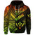 Custom FSM Kosrae Zip Hoodie Happy Independence Day Original Vibes Reggae LT8 - Wonder Print Shop