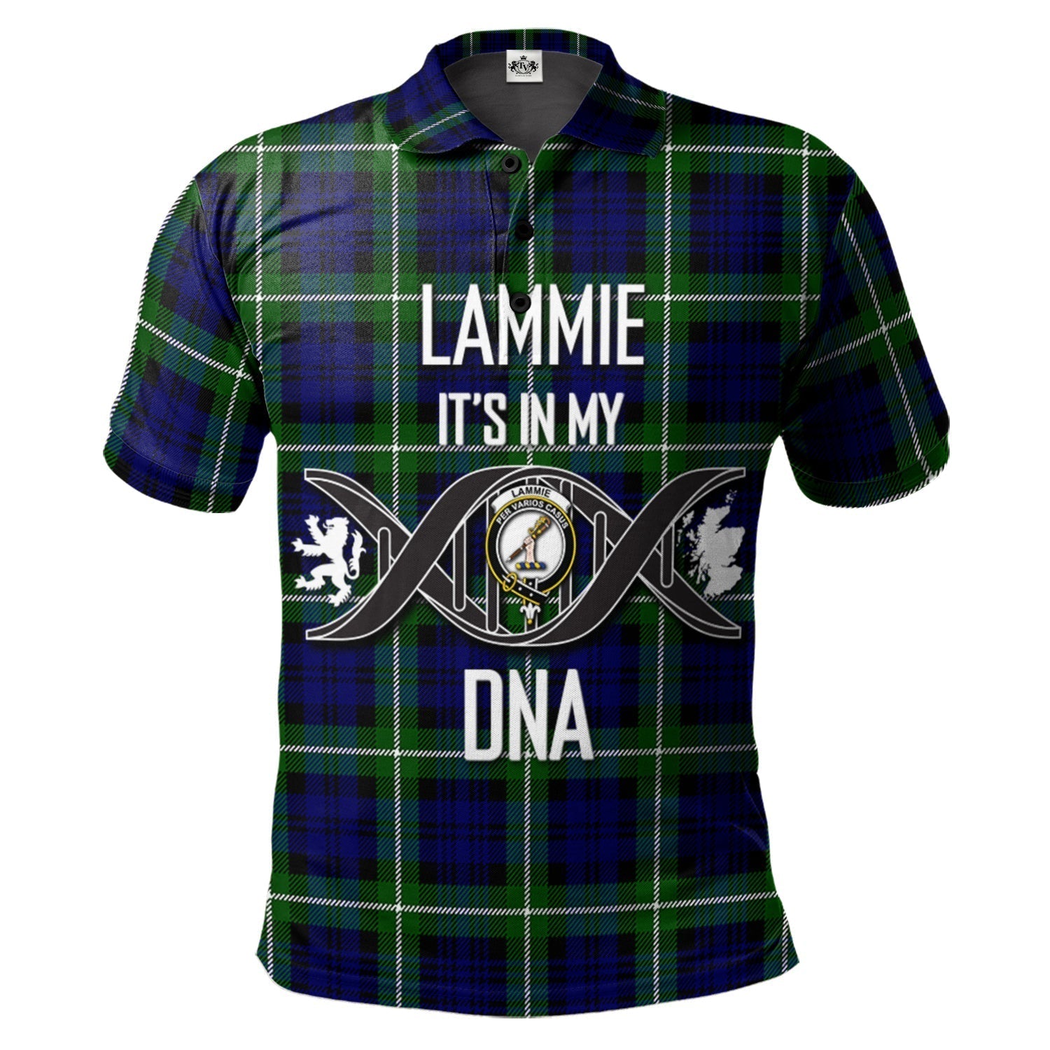 scottish-lammie-clan-dna-in-me-crest-tartan-polo-shirt