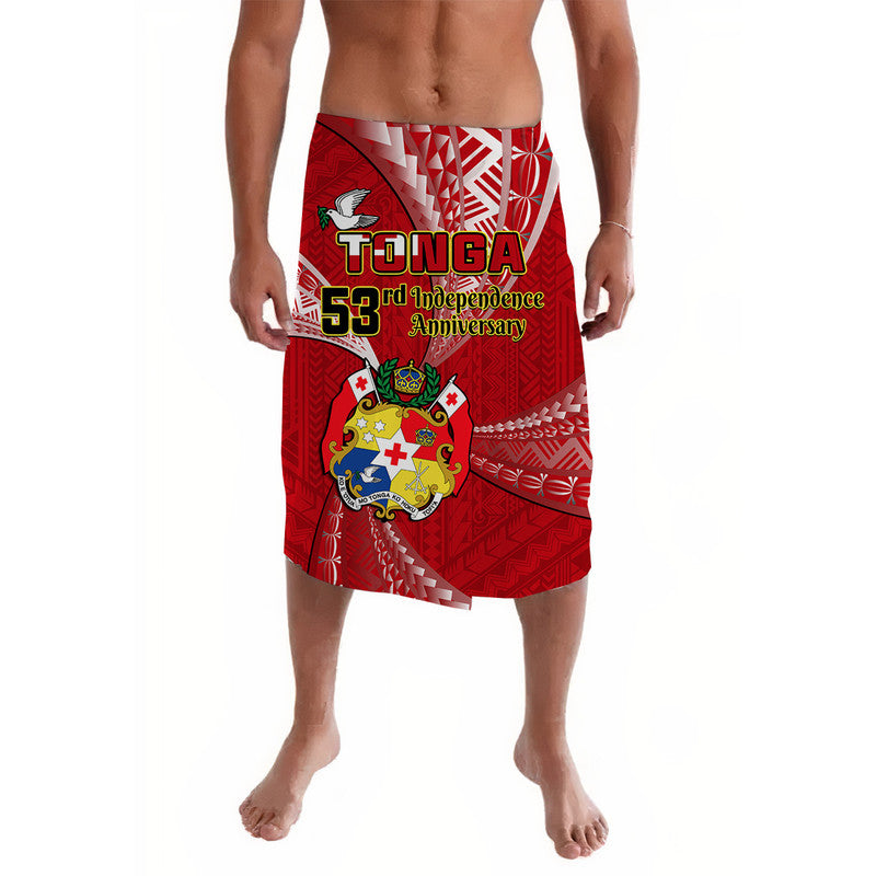 Tonga Lavalava Happy 53rd Independence Anniversary Tongan Pattern - Wonder Print Shop