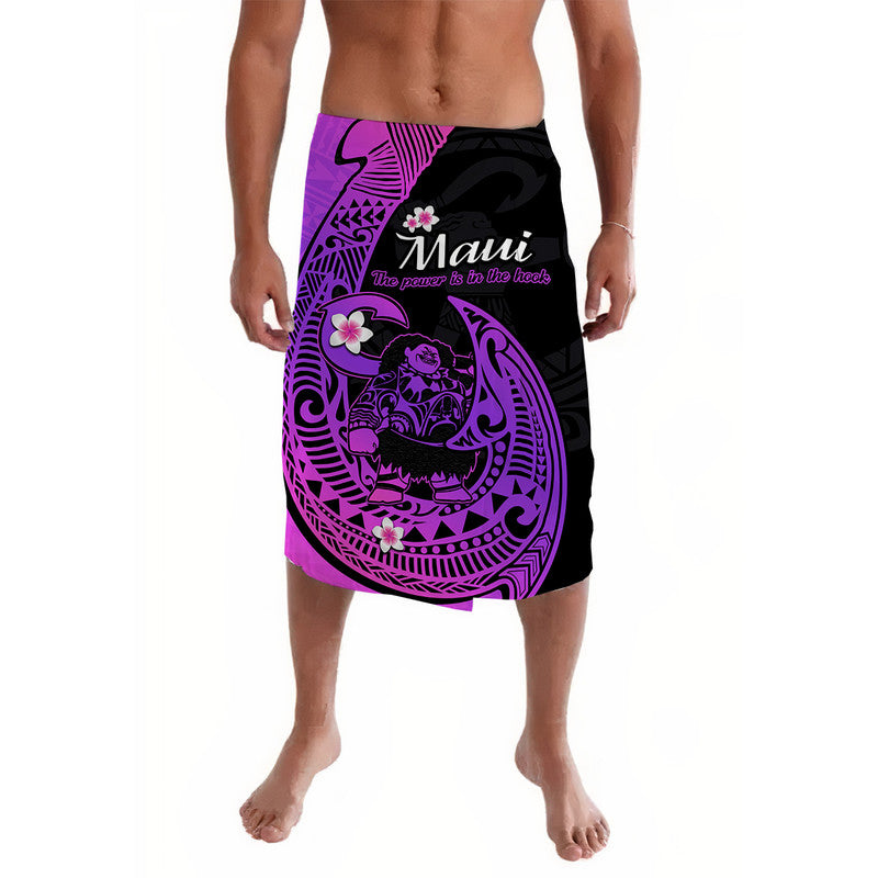 Mauis Fish Hook Lavalava Polynesian Magenta Gradient Version - Wonder Print Shop