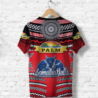 Mate MaA Tonga T Shirt Leimatua Bulls Creative Style Red Lt8 - Wonder Print Shop