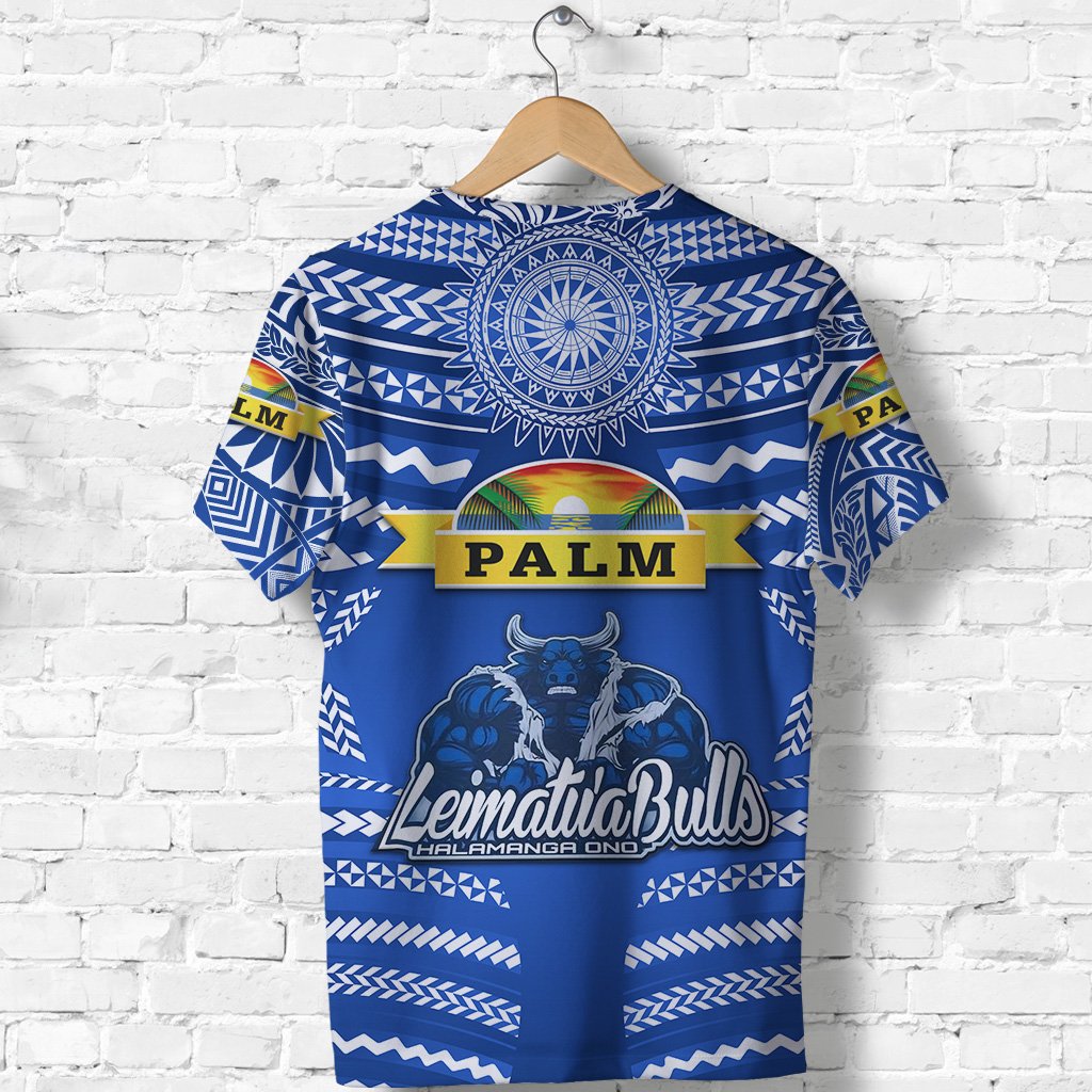 Mate MaA Tonga T Shirt Leimatua Bulls Creative Style Blue Lt8 - Wonder Print Shop