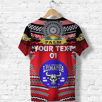 Custom Mate MaA Tonga T Shirt Leimatua Bulls Creative Style Red No.1, Custom Text and Number LT8 - Wonder Print Shop