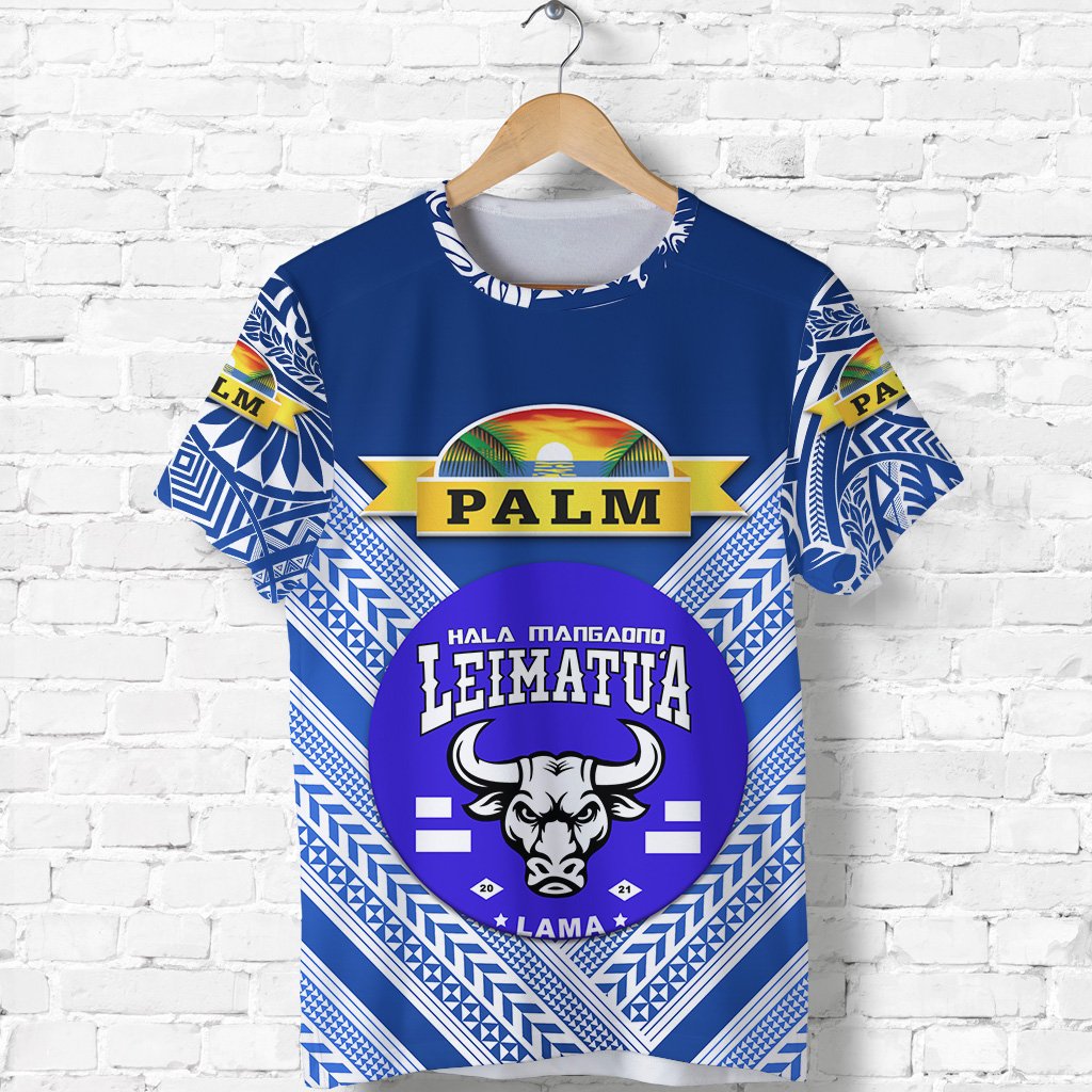 Mate MaA Tonga T Shirt LeimatuA Bulls Creative Style Blue No.1 Lt8 - Wonder Print Shop