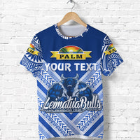 Custom Mate MaA Tonga T Shirt Leimatua Bulls Creative Style Blue LT8 - Wonder Print Shop