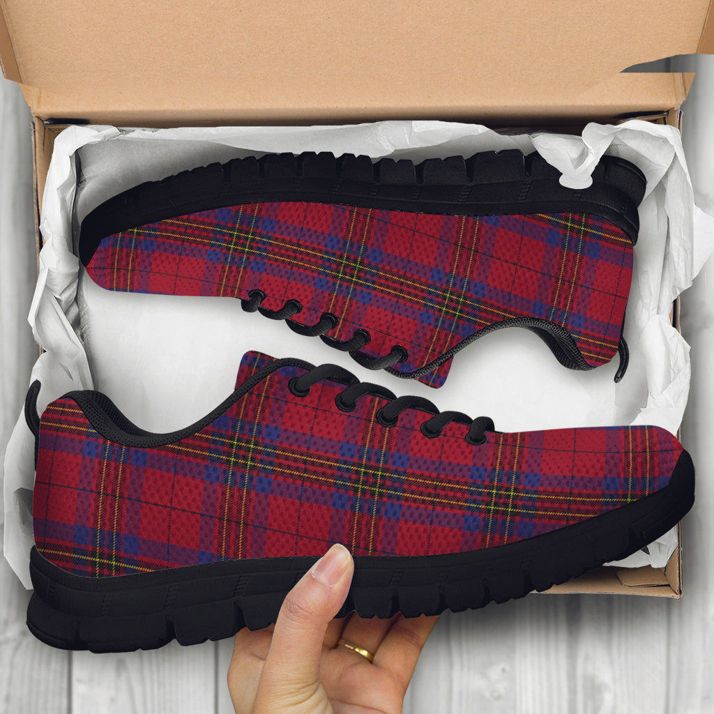 scottish-leslie-red-clan-tartan-sneakers
