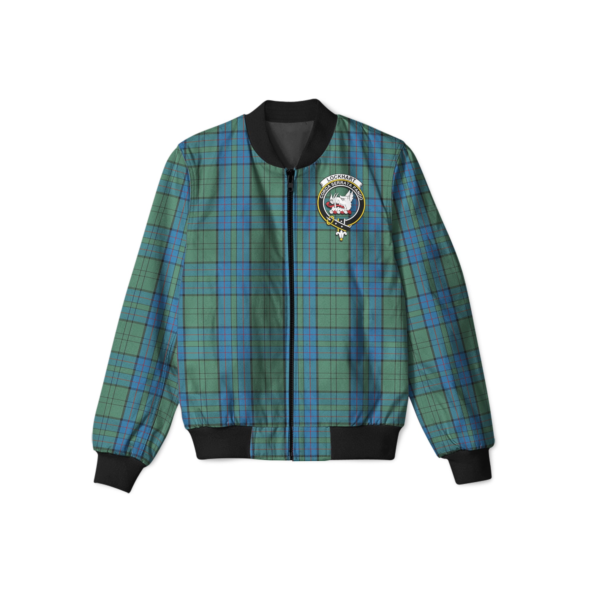 scottish-lockhart-clan-crest-tartan-bomber-jacket