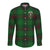 Logie Tartan Long Sleeve Button Up Shirt with Scottish Family Crest K23