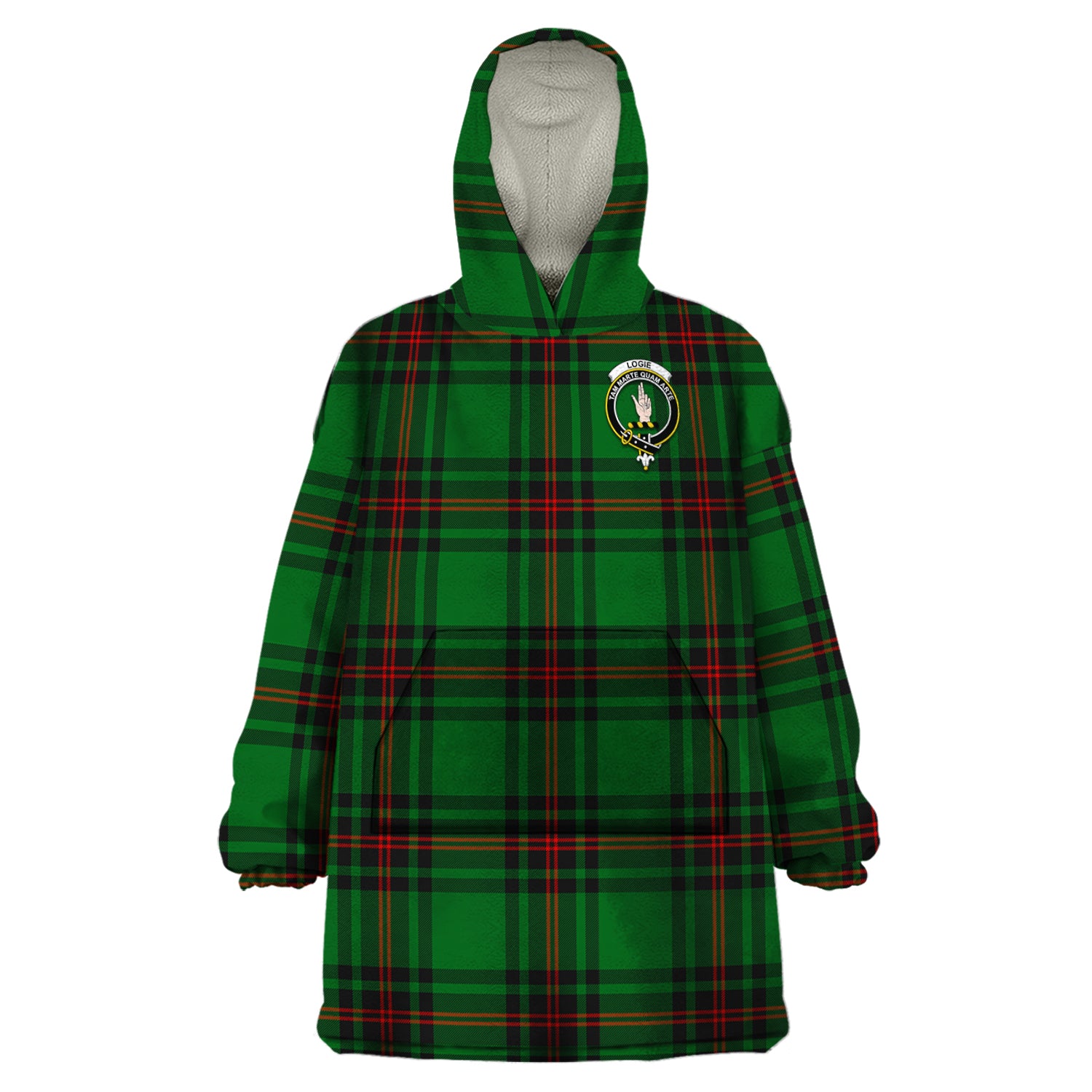 scottish-logie-clan-crest-tartan-wearable-blanket-hoodie