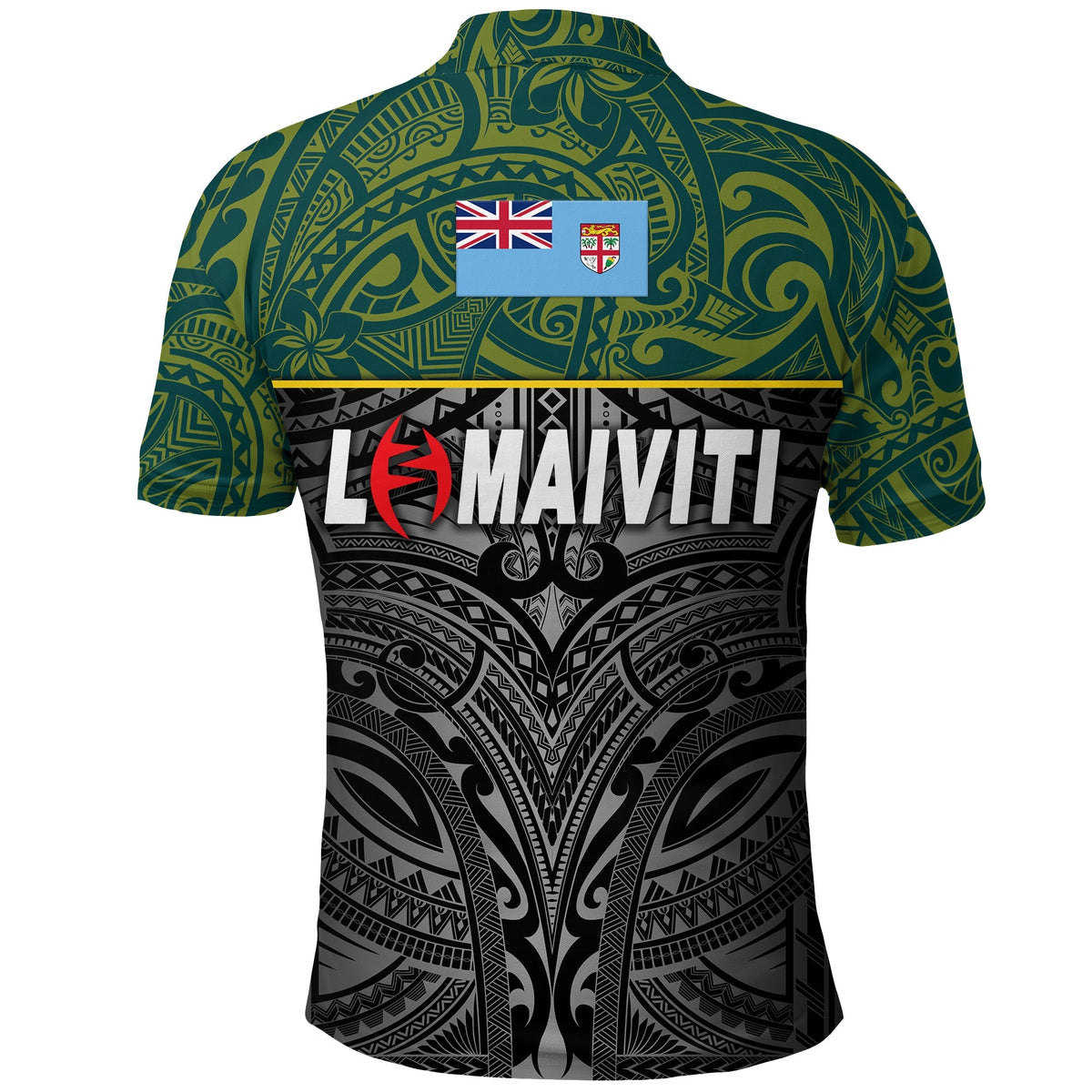 Fiji Lomaiviti Rugby Polo Shirt Original Style LT8 - Wonder Print Shop