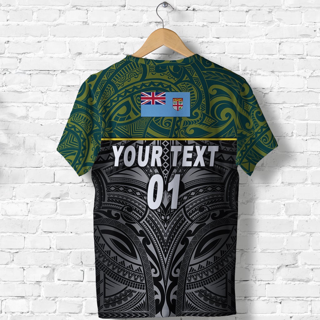Custom Fiji Lomaiviti Rugby T Shirt Original Style, Custom Text And Number LT8 - Wonder Print Shop