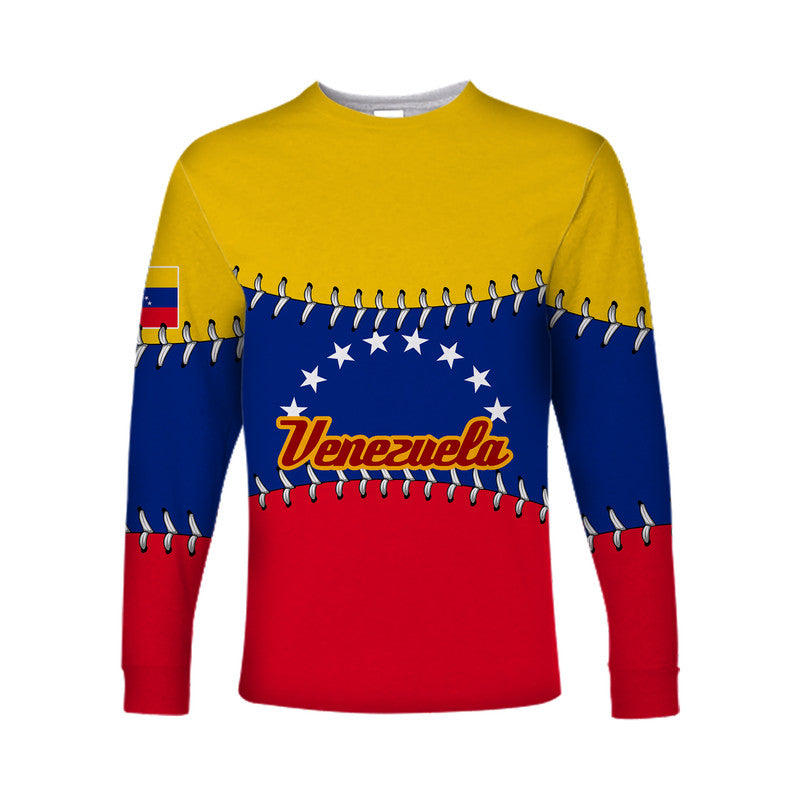custom-personalised-and-number-baseball-classic-2023-venezuela-long-sleeve-shirts