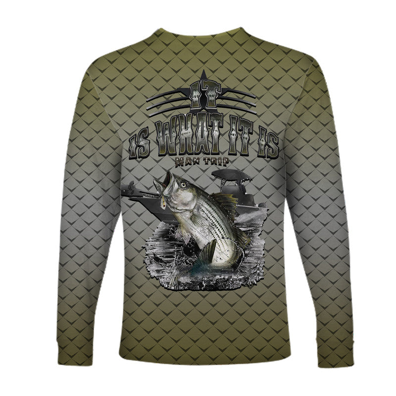 (Custom Personalised) Fishing Man Trip Long Sleeve Shirt LT6 - Wonder Print Shop