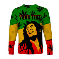 (Custom Personalised) Legend Bob - Reggae Long Sleeve Shirts Style LT6 - Wonder Print Shop