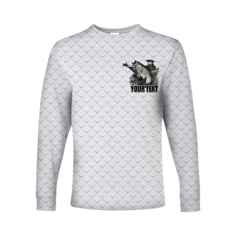 (Custom Personalised) Fishing Man Trip Long Sleeve Shirt White Style LT6 - Wonder Print Shop