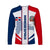 (Custom Personalised) Dominican Republic Long Sleeve Shirts Simple Vibe LT6 - Wonder Print Shop