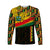 Ghana Long Sleeve Shirt Polygonal LT6 - Wonder Print Shop