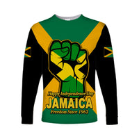 Jamaica Independence Day Long Sleeve Shirts LT6 - Wonder Print Shop