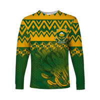 (Custom Personalised And Number) South Africa National Cricket Team Long Sleeve Shirts LT6 - Wonder Print Shop