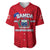 Samoa Independence Baseball Jersey 2023 Red Style LT6 - Wonder Print Shop