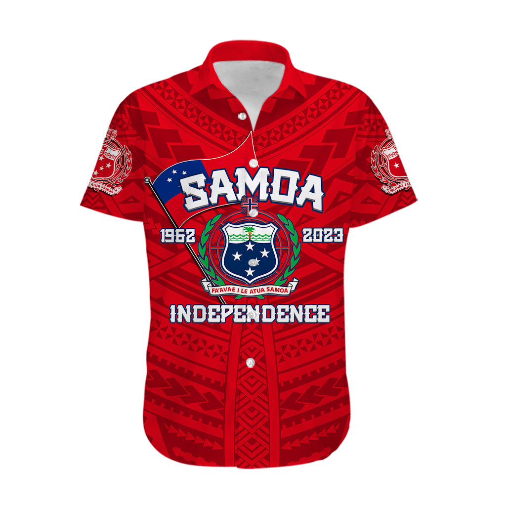 Samoa Independence Hawaiian Shirt 2023 Red Style LT6 - Wonder Print Shop