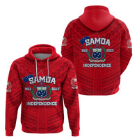 Samoa Independence Hoodie 2023 Red Style LT6 - Wonder Print Shop
