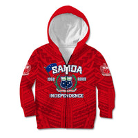 Samoa Independence Kid Hoodie 2023 Red Style LT6 - Wonder Print Shop