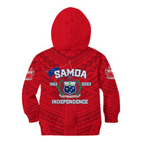 Samoa Independence Kid Hoodie 2023 Red Style LT6 - Wonder Print Shop