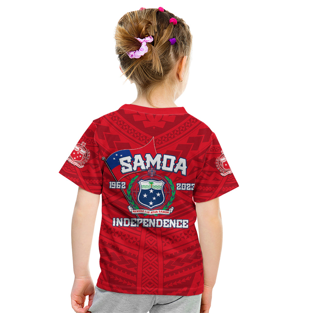 Samoa Independence Kid T Shirt 2023 Red Style LT6 - Wonder Print Shop