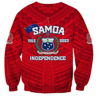 Samoa Independence Sweatshirt 2023 Red Style LT6 - Wonder Print Shop