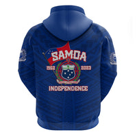Samoa Independence Hoodie 2023 Blue Style LT6 - Wonder Print Shop