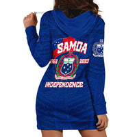 Samoa Independence Hoodie Dress 2023 Blue Style LT6 - Wonder Print Shop