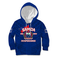 Samoa Independence Kid Hoodie 2023 Blue Style LT6 - Wonder Print Shop