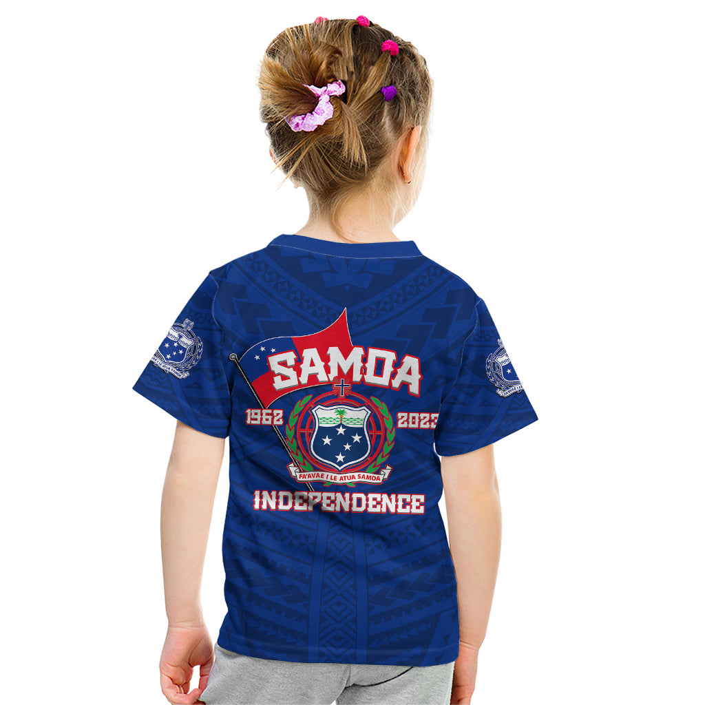 Samoa Independence Kid T Shirt 2023 Blue Style LT6 - Wonder Print Shop