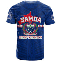 Samoa Independence T Shirt 2023 Blue Style LT6 - Wonder Print Shop