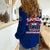 Samoa Independence Women Casual Shirt 2023 Blue Style LT6 - Wonder Print Shop