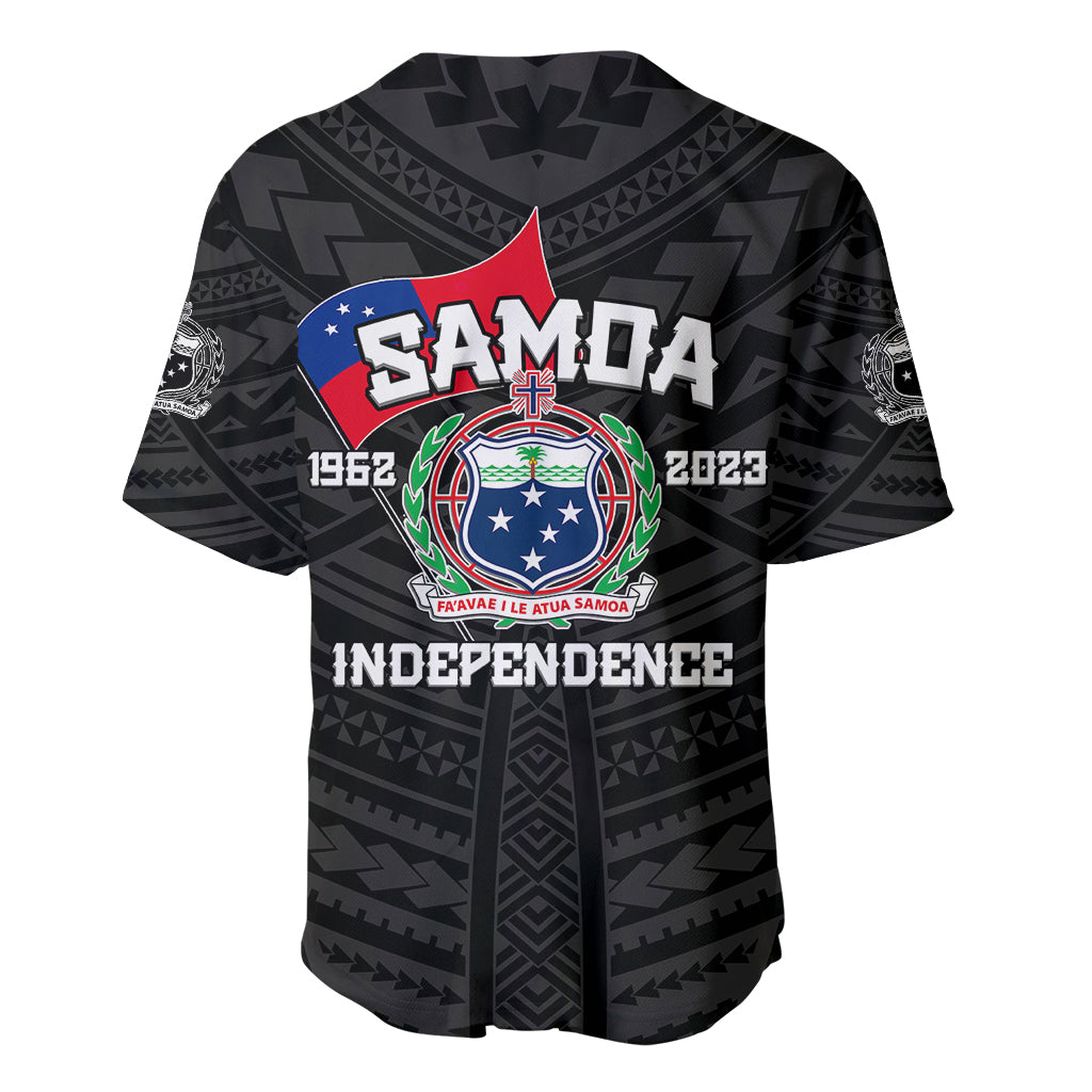 Samoa Independence Baseball Jersey 2023 Black Style LT6 - Wonder Print Shop