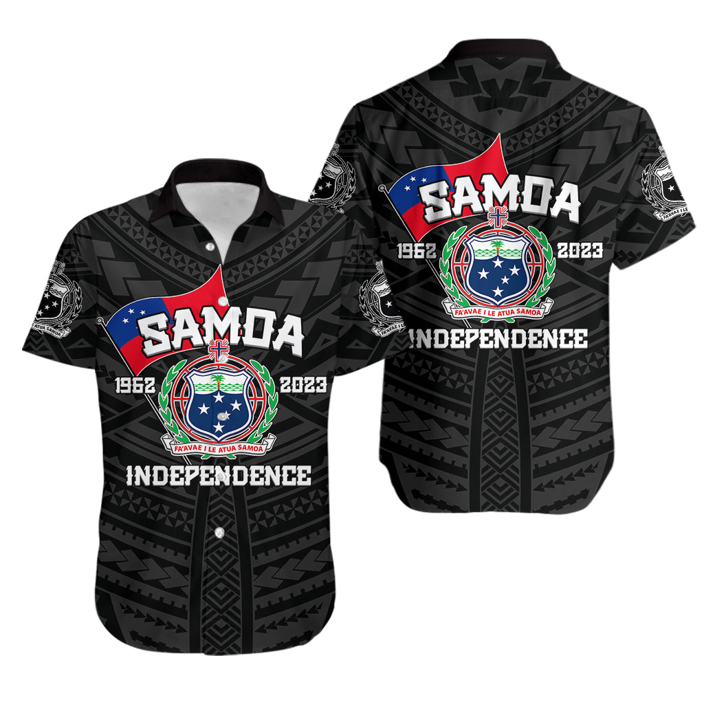 Samoa Independence Hawaiian Shirt 2023 Black Style LT6 - Wonder Print Shop