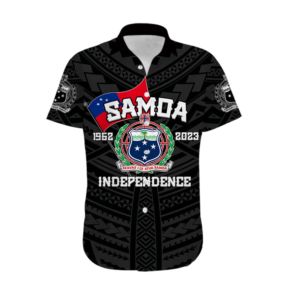 Samoa Independence Hawaiian Shirt 2023 Black Style LT6 - Wonder Print Shop