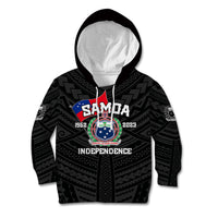 Samoa Independence Kid Hoodie 2023 Black Style LT6 - Wonder Print Shop