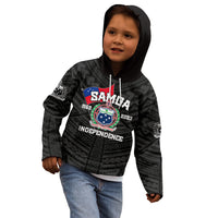Samoa Independence Kid Hoodie 2023 Black Style LT6 - Wonder Print Shop