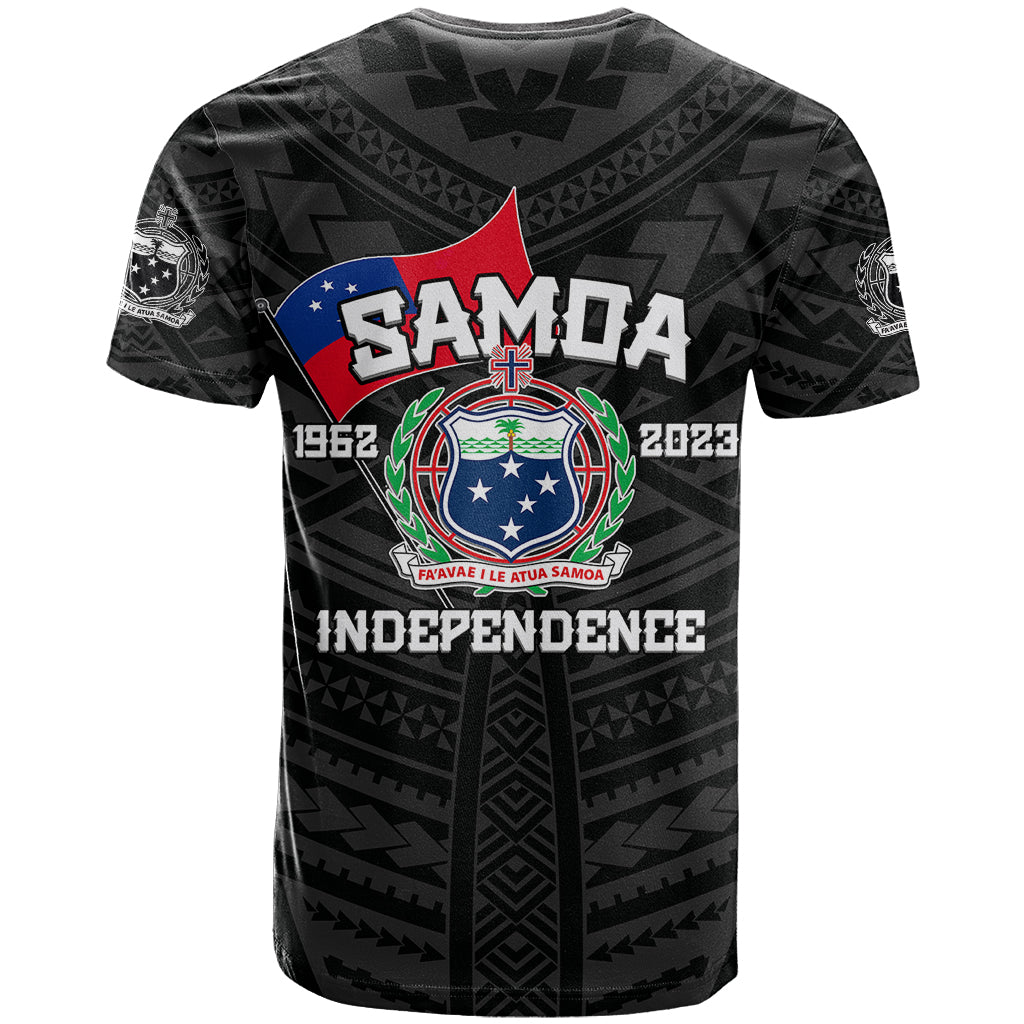 Samoa Independence T Shirt 2023 Black Style LT6 - Wonder Print Shop