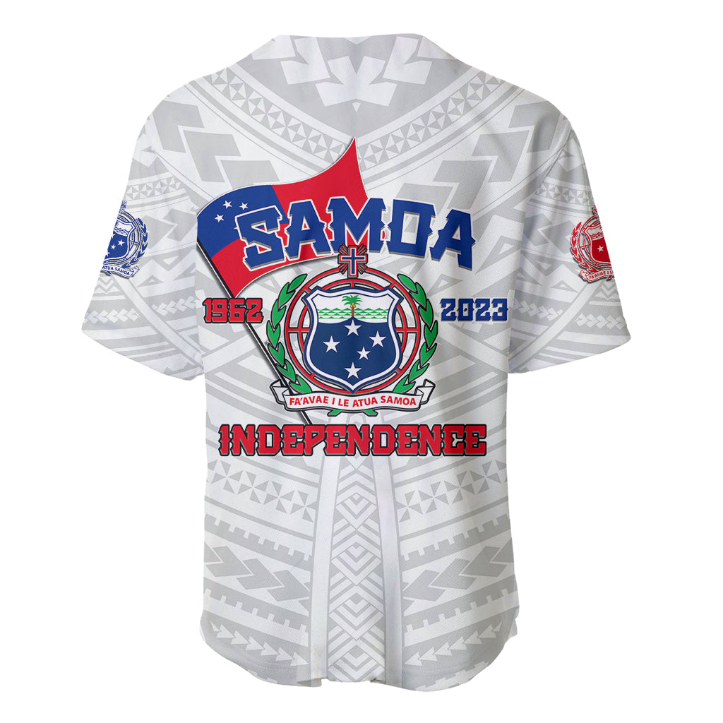 Samoa Independence Baseball Jersey 2023 White Style LT6 - Wonder Print Shop