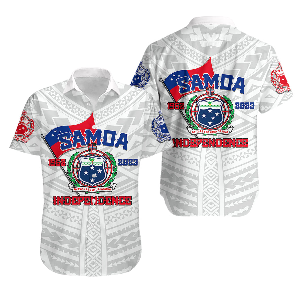 Samoa Independence Hawaiian Shirt 2023 White Style LT6 - Wonder Print Shop
